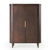 Modrest Richmond Modern Brown Rounded Tall Buffet Model VGME-RICHMOND-BROWN-TB