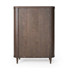 Modrest Richmond Modern Brown Rounded Tall Buffet Model VGME-RICHMOND-BROWN-TB