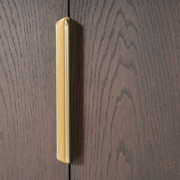 Modrest Richmond Modern Brown Rounded Tall Buffet Model VGME-RICHMOND-BROWN-TB