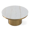 Modrest Rocky Glam White & Gold Coffee Table Model VGGMM-CT-1360A