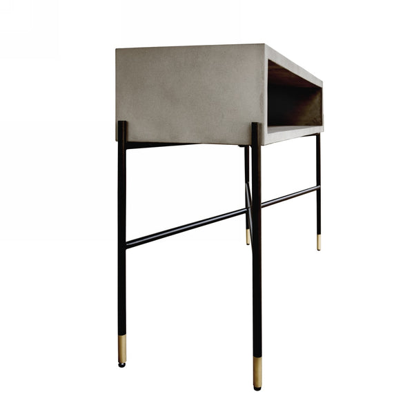 Modrest Walker Modern Concrete & Metal Console Table Model VGLBROKYCS-113