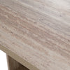 Nova Domus Roma Modern Travertine Rectangular Dining Table Model VGAN-ROMA-DT