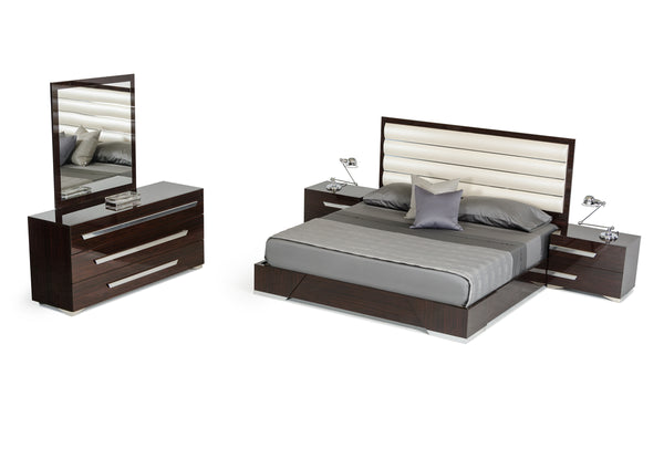 Nova Domus Romano Italian Modern Ebony Mirror Model VGACROMANO-MIR