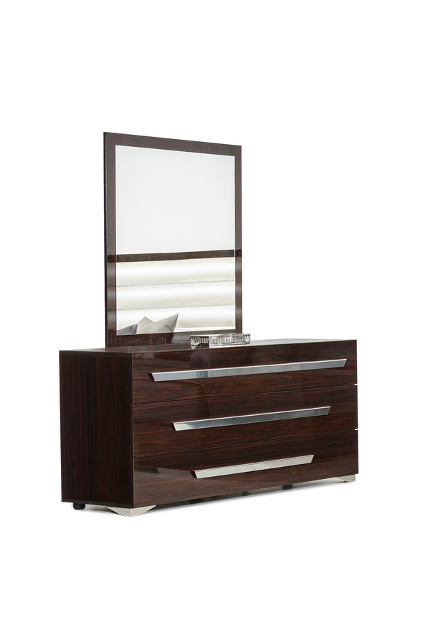 Nova Domus Romano Italian Modern Ebony Mirror Model VGACROMANO-MIR