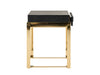 Modrest Rothsay Modern Wenge & Gold Nightstand Model VGVC-N096A