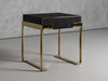 Modrest Rothsay Modern Wenge & Gold Nightstand Model VGVC-N096A