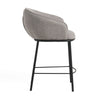 Modrest Rumi Modern Grey Counter Stool Model VGFH-0119175-CG-BS