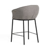 Rumi Modern Grey Counter Stool