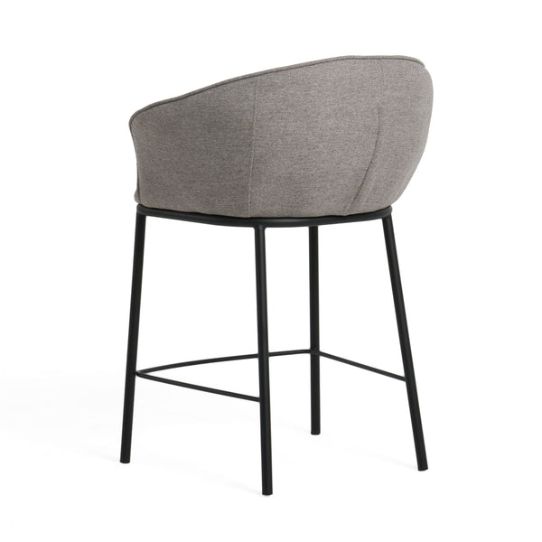 Rumi Modern Grey Counter Stool