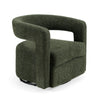 Modrest Ryan Modern Olive Green Fabric Swivel Accent Chair Model VGDW-DS1018-GRY