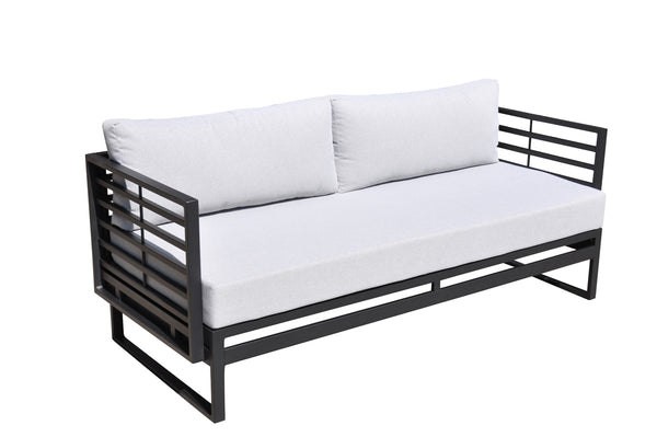 Renava Wharf Outdoor Grey & Black Sofa Set Model VGGES0273