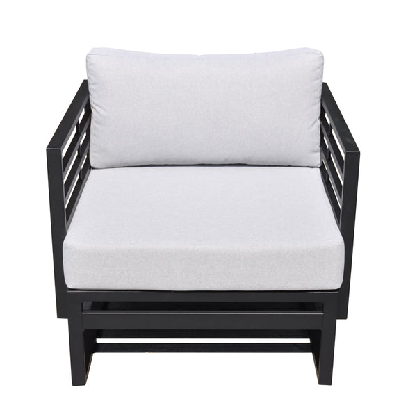 Renava Wharf Outdoor Grey & Black Sofa Set Model VGGES0273