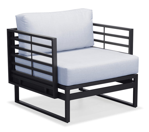 Renava Wharf Outdoor Grey & Black Sofa Set Model VGGES0273