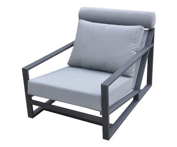 Renava Boardwalk Outdoor Grey Lounge Chair Set Model VGGES0278-GRY