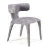 Modrest Saehee Modern Grey Blue Velvet Dining Chair Model VGEU-MC-7512CH-GRY