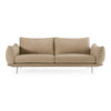 Saint Tropez Modern Italian Beige Leather Sofa
