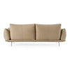 Saint Tropez Modern Italian Beige Leather Sofa