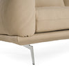 Saint Tropez Modern Italian Beige Leather Sofa