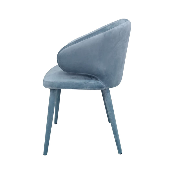Modrest Salem Modern Blue Grey Fabric Dining Chair Model VGEUMC-9253CH-A-BLUGRY-DC