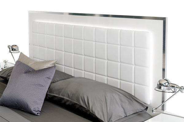 Modrest San Marino Modern White Bed Model VGACSANMARINO-BED-WHT