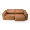 Divani Casa Sandstone Modern Brown Leather Sofa With 2 Electric Recliners Model VGKV-KM.6120-SOFA-BRN