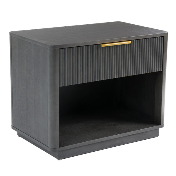 Santa Monica Modern Grey Wash Nightstand