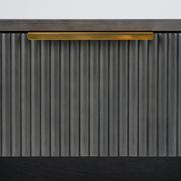 Santa Monica Modern Grey Wash Nightstand