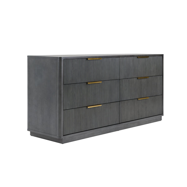 Nova Domus Santa Monica Modern Grey Wash Dresser Model VGMA-BR-144-DRS-GRY