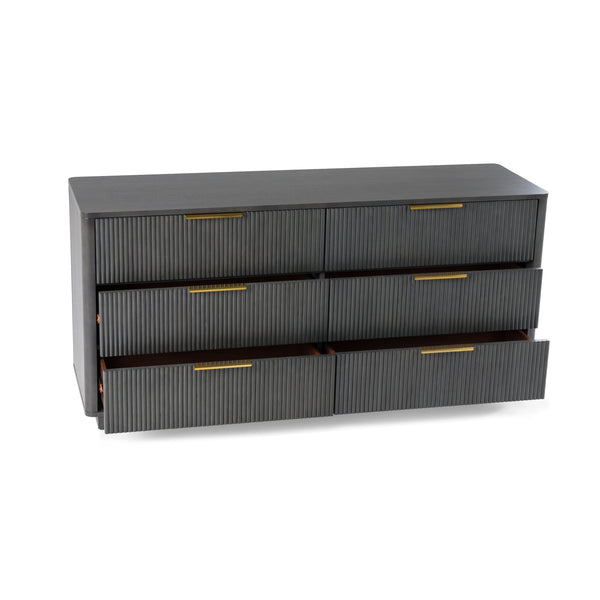 Nova Domus Santa Monica Modern Grey Wash Dresser Model VGMA-BR-144-DRS-GRY