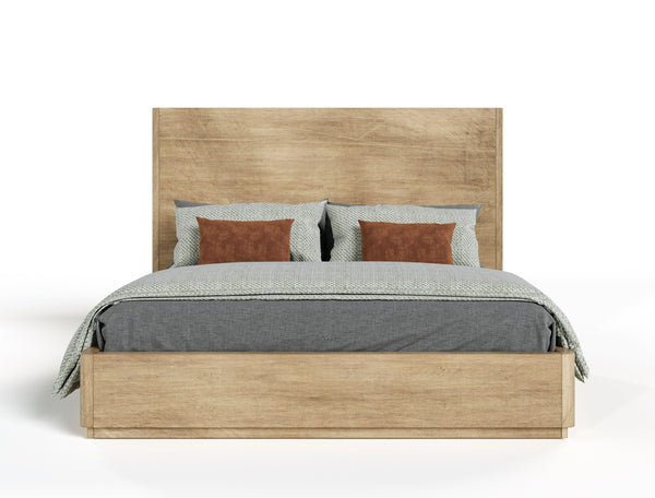 Queen Nova Domus Santa Monica Modern Natual Oak Bed Model VGMABR-144-BED-Q