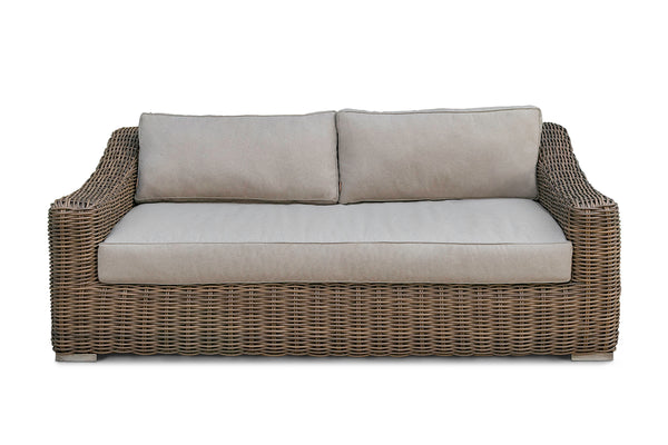 Renava Sapelo Outdoor Beige Wicker Sofa Model VGATRASF-125-8MM-SOFA