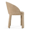 Sarkis Modern Beige Velvet Dining Chair
