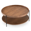 Modrest Savoy Modern Walnut Large Coffee Table Model VGDW-J5768-WAL