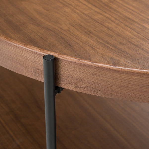 Modrest Savoy Modern Walnut Large Coffee Table Model VGDW-J5768-WAL