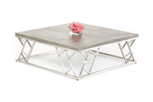 Modrest Scape Modern Concrete Coffee Table Model VGGR630300