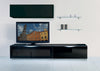 Mo Usa3 Modena Modern Black Tv Entertainment System Made In Italy Model VGMUMO-USA3-NE