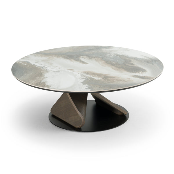 Modrest Schiff Modern Marbled Ceramic Coffee Table Set Model VGCS-EMA2-007-008