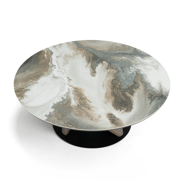 Modrest Schiff Modern Marbled Ceramic Coffee Table Set Model VGCS-EMA2-007-008