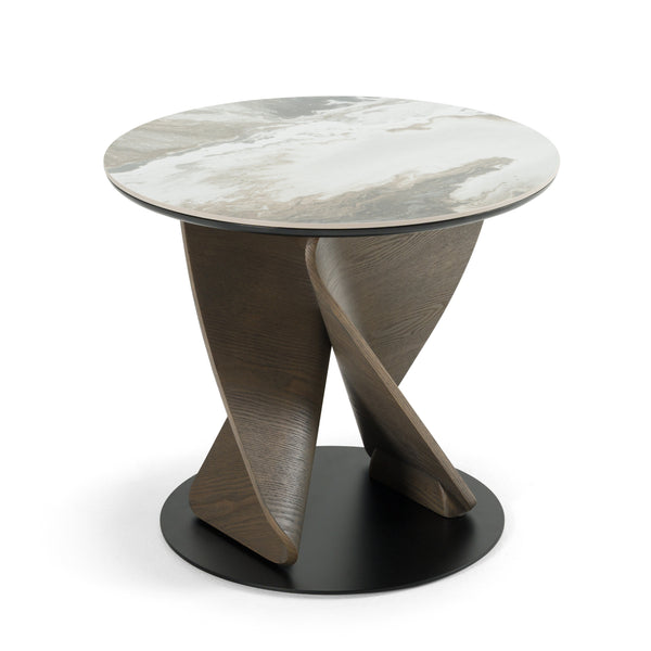 Modrest Schiff Modern Marbled Ceramic Coffee Table Set Model VGCS-EMA2-007-008