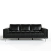 Divani Casa Schmidt Modern Black Leather Sofa Model VGKK-KF.7020-SOFA-BLK