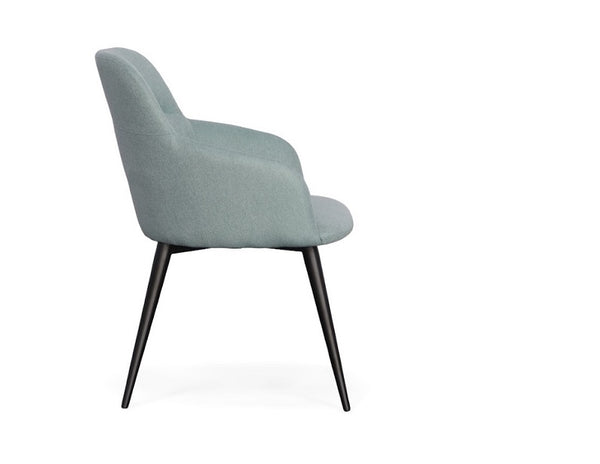 Modrest Scranton Modern Teal & Black Dining Chair Model VGYFDC1074-TEAL-DC