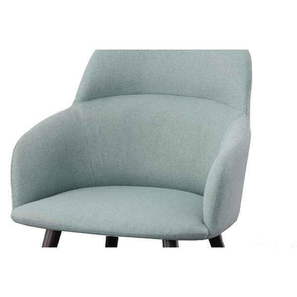 Modrest Scranton Modern Teal & Black Dining Chair Model VGYFDC1074-TEAL-DC