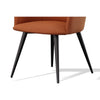 Modrest Scranton Modern Orange & Black Dining Chair Model VGYFDC1074-ORG-DC