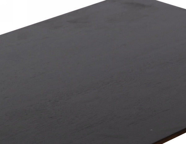 Shane Modern Acacia & Brass Dining Table