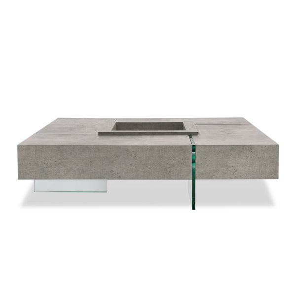 Modrest Shauna Modern Faux Concrete Floating Coffee Table Model VGCNCPM2852-N16