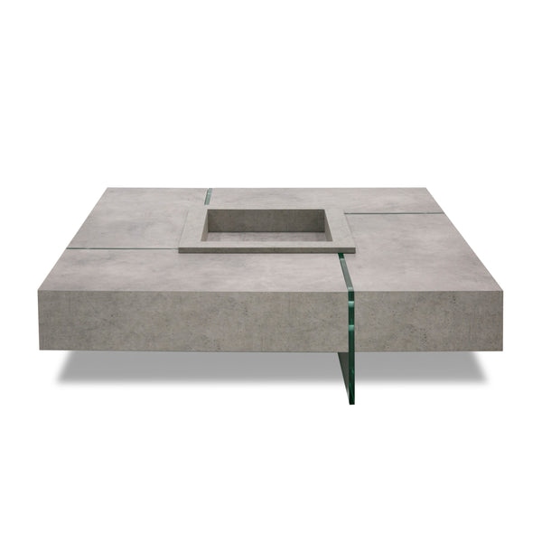 Modrest Shauna Modern Faux Concrete Floating Coffee Table Model VGCNCPM2852-N16