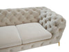 Divani Casa Sheila Transitional Beige Fabric Loveseat Model VGCA1346-BEIX-L