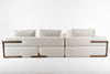Divani Casa Simone Modern Off White Fabric Sectional Sofa Model VGCS-SF-23083