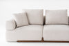 Divani Casa Simone Modern Off White Fabric Sectional Sofa Model VGCS-SF-23083