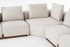 Divani Casa Simone Modern Off White Fabric Sectional Sofa Model VGCS-SF-23083